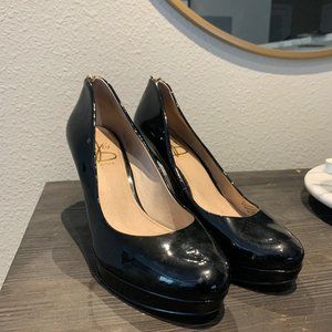 Black Patent Leather Pumps
